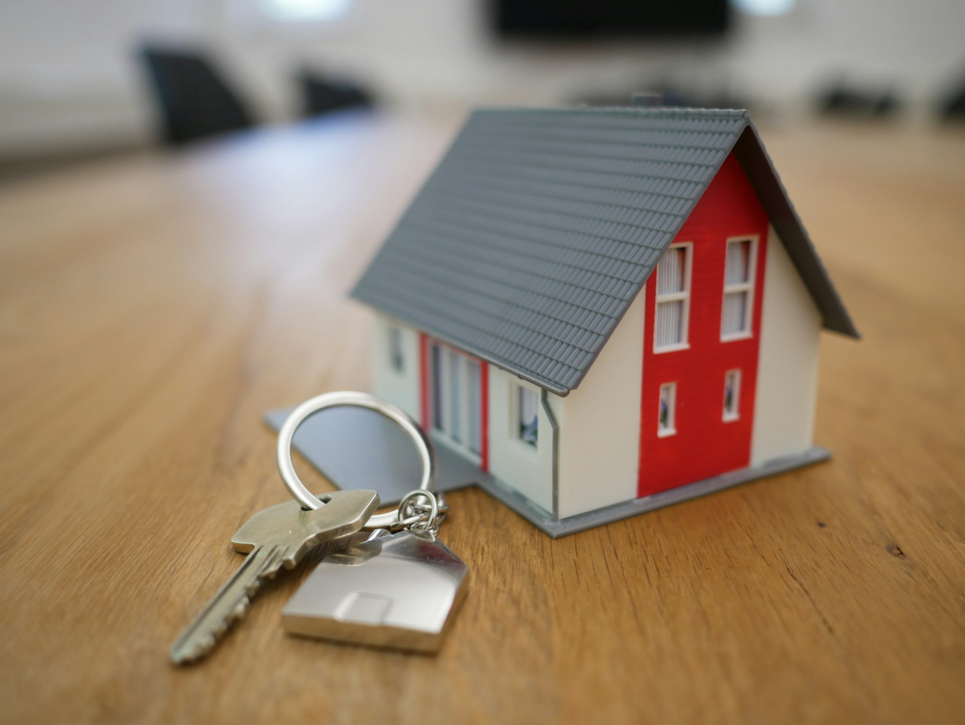 Professional real estate office environment